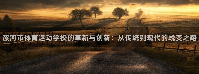77体育官网：漯河市体育运动学校的革新与创新：从传统到现代的蜕变之路
