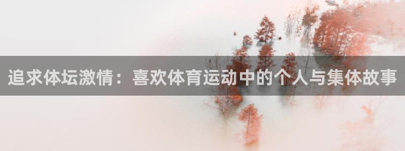 皇冠277体育：追求体坛激情：喜欢体育运动中的个人与集体故事