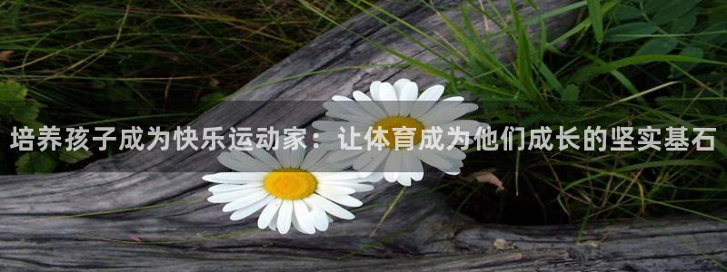 77体育官网：培养孩子成为快乐运动家：让体育成为他们成长的坚实基石